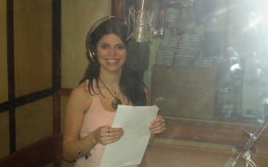 Grabando publicidades para La 100 y Radio Mitre